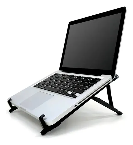 Suporte Portátil Notebook Regulável Ergonômico Reliza Nr17 Preto