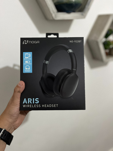 Auricular Inalámbrico Bluetooth Noga Ng-922bt Color Negro Negro