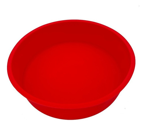 Art House Classic forma de silicone redonda para airfryer forno 600ml cor vermelho