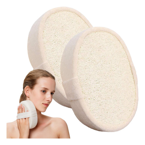 Almohadilla De Esponja De 2 Esponjas Exfoliantes De De Baño
