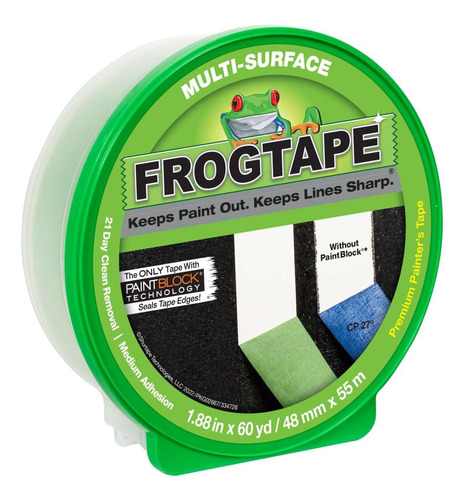 Frogtape 1358464 - Cinta De Pintura Multisuperficie Con Bloq