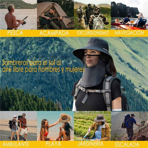 Sombrero De Sol Para Mujer, Sombrero De Sol Plegable