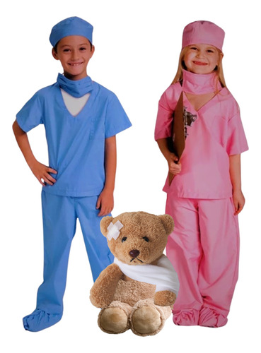 Scrubs Disfraz Para Niñas Niños Doctora Doctor 