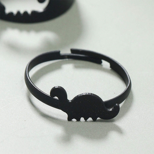 New Conjunto De 2 Anéis De Casal De Dinossauros