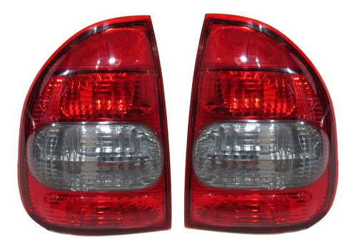 Par Lanterna Traseira Corsa Sedan Classic 2000 2001 2002 2003 2004 2005 2006 2007 2008 2009 2010 Fume