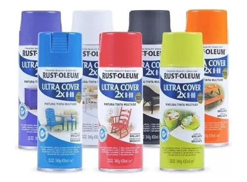 Pintura Aerosol Rust Oleum Ultra Bco/color 426ml/cm3 Pintumm