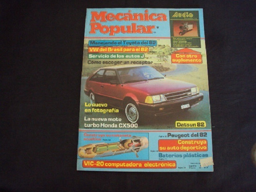 Revista Mecanica Popular (enero 1982) Nueva Turbo Honda