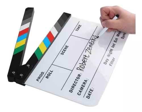 Claqueta Para Cine Director Profesional Película Grabación