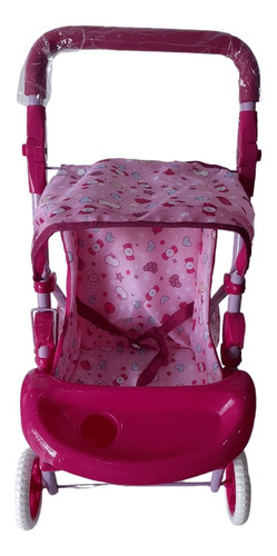 Coche Muñecas Grande Doll Stroller 3 Diseños Plegable