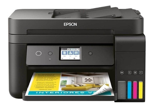 Impresora a color multifunción Epson EcoTank L6191 con wifi negra 100V/240V