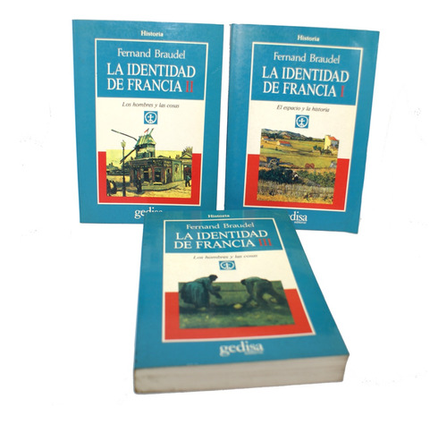 La Identidad De Francia 1,2,3 - Braudel, F.