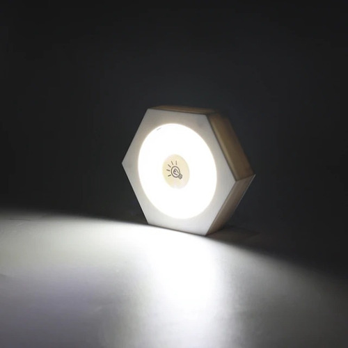 Set De 3 Luces Led Control Remoto Placard Alacena Emergencia Color Blanco
