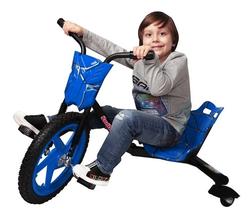 Carrinho Radical Gira Gira Bike Drift Trike Infantil - Fênix Cor Azul