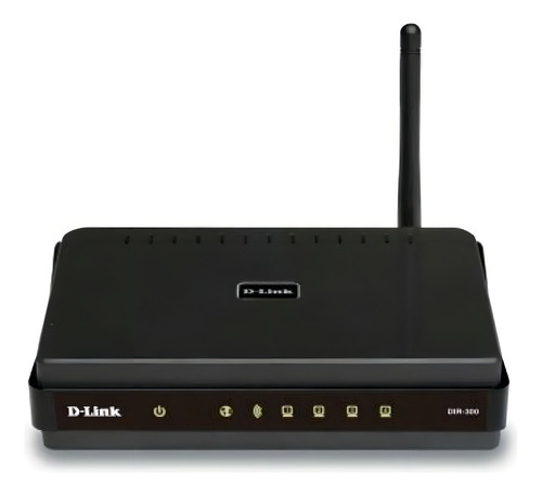 Roteador D-Link sem fio G DIR-300 preto