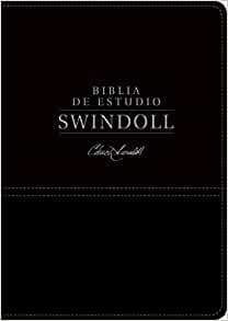 Biblia De Estudio Swindoll/ntv/sentipiel/negro/indice