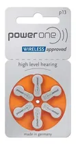 Comprar Pilas Baterias Power One P13 Auditiva Tamaño Botón Hecha En Alemania Paquete De 6 Unidades