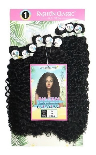 Kit 6 Cabelos Cacheado Bio Fibra Fashion Line - Bio Vegetal