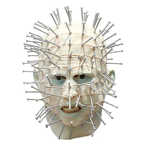 Máscara De Halloween De Pinhead Asustadiza, Máscara A...