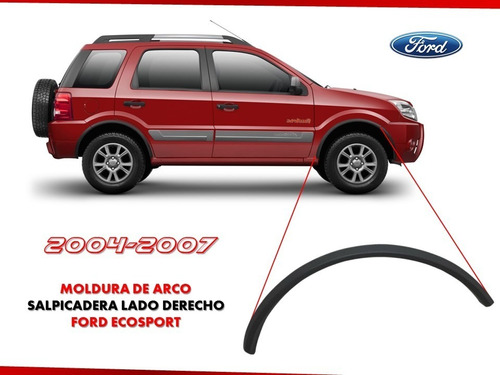 Moldura De Arco Lado Derecho Ford Ecosport 2004-2007