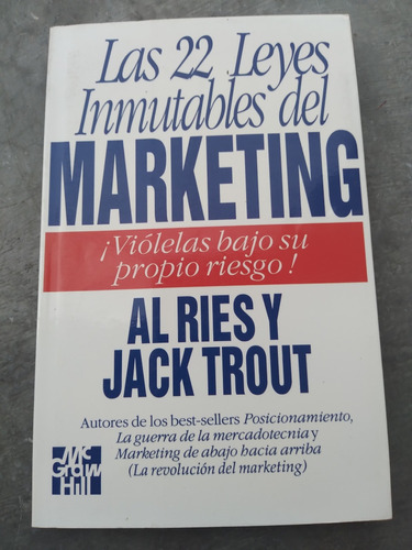 Libro Las 22 Leyes Inmutables Del Marketing, Ries & Trout 