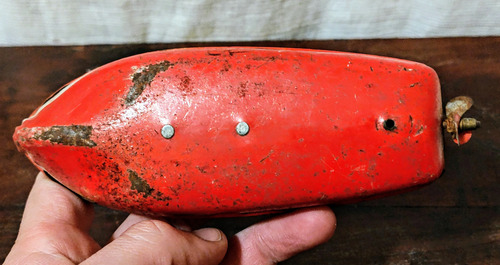 Lancha De Hojalata Made In Japan A Cuerda (Usado)