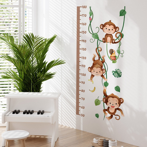 Adhesivo De Pared Con La Altura De Un Mono Para Habitación I