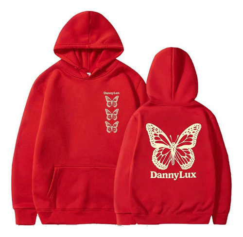 Sudadera Con Capucha Dannylux Merch Butterfly A La Moda De M