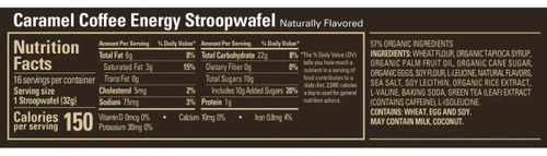 Waffle Gu Energy Stroop Wafel Caramel Caja16pz Gustrcara16 Sabor Caramel Coffee