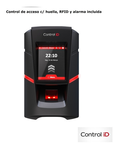 Imagen 3 de 8 de Control De Acceso C/reconoc De Huella Y Rfid Control Id