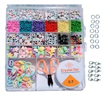 Comprar Caja Para Armar Pulseras Kit De Bijouterie Letras Mostacilla