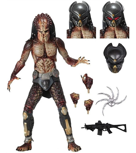 Figura De Acción De Predator Con Cabezales Intercambiables