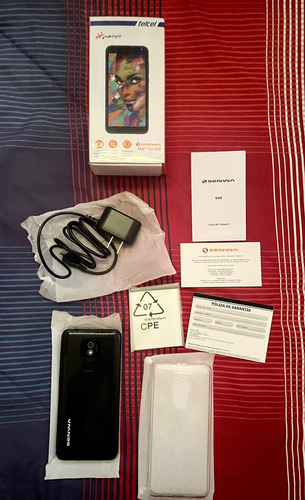Celular Senwa Star Plus S50 - Android 13 Desbloqueo Facial Y Huella - Memoria Expandible 1 Tb - 2 Gb Ram Quad Core 1.3ghz -cámara 8 Mp (Nuevo con caja abierta)