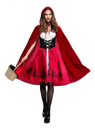 Imagen 2 de 6 de Disfraz Caperucita Roja Halloween Mujer
