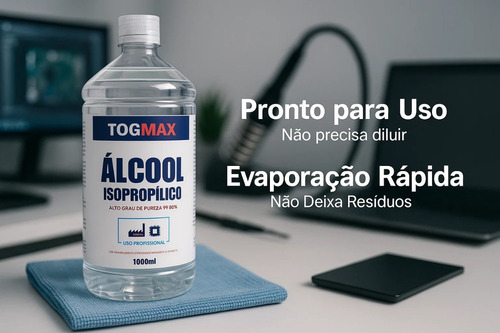 Álcool Isopropílico 99,8% 1 L Placa Eletrônico Premium