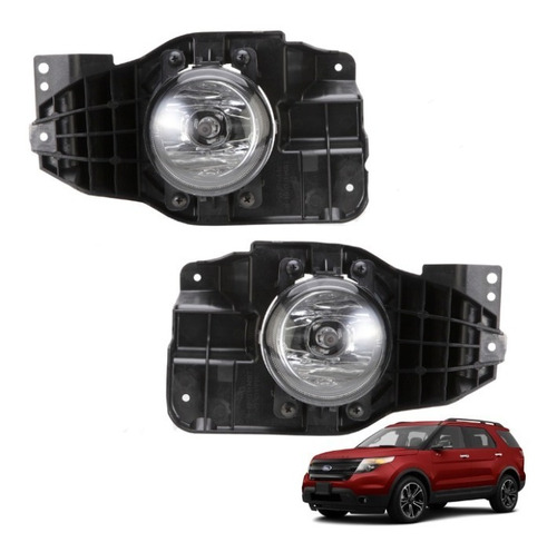 Kit Neblineros Ford Explorer 2013 2015 Mas Luces Led 