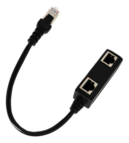Rj45 1 Macho A 2 Puerto Hembra Lan Ethernet Splitter Cable