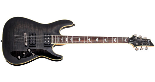 Guitarra Eléctrica Negro Transp Schecter Omen Extreme-6 Tbk