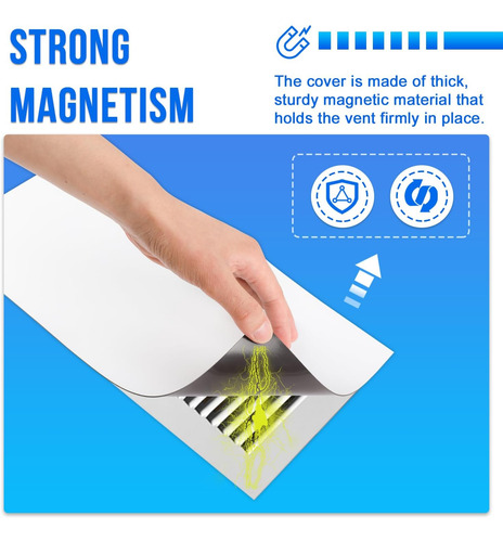 Paquete De 6 Fundas De Ventilación Magnéticas, Cubier...