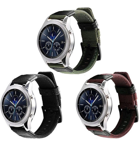 Correa De Naylon Tactica De Lujo Para Samsung Gear S3