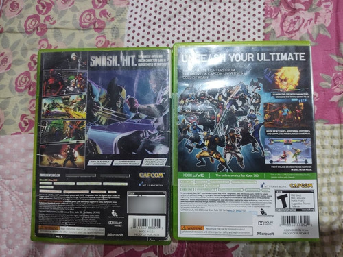 Marvel Vs Capcom 3 Y Marvel Vs Capcom Fate Of Two Worlds (Usado)