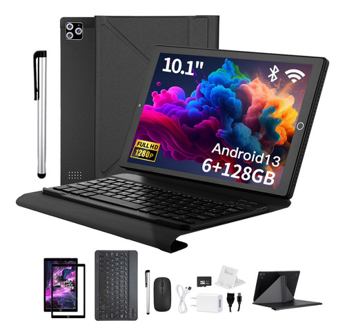 Tableta 10.1 De 128 Gb+6 Gb De Ram, Wifi, Bluetooth Y Funda
