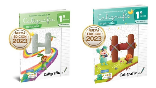 Pack Caligrafía Horizon 1° Básico I Y Ii Semestre V2023