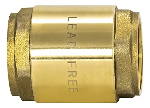 Vlvula De Retencin En Lnea Ez-flo, 1puLG Ips, Resorte De Ace