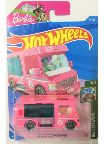 Hot Wheels Barbie Dream Camper Escala 1:64 - Mattel