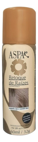  Aspa Retoque De Raízes Instantâneo 60ml - Castanho Claro