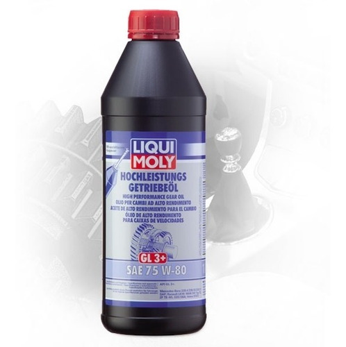 Liquido De Caja Manual Liqui Moly Gl3+75w80 Sintetico 1l L46