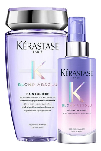 Kit Tratamiento Para Cabello Kerastase Shampoo Y Serum Blond