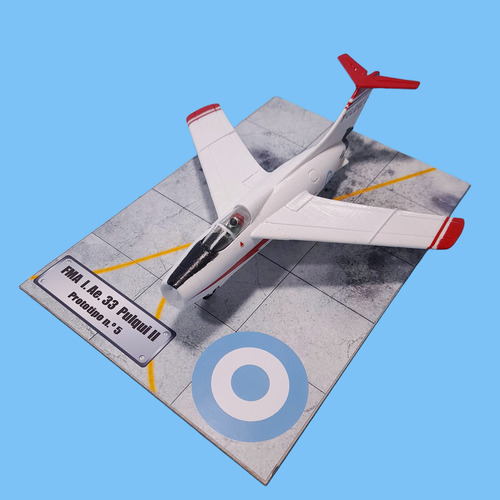 Maqueta Avión Fma Ia-33 Pulqui Ii A Escala Argentino