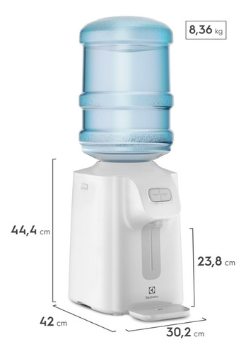 Bebedouro Electrolux de Água Natural Fria e Gelada com Compressor Ecológico BC01B