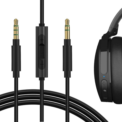 Geekria Quickfit Cable Audio Microfono Para Sküllcandy Hesh